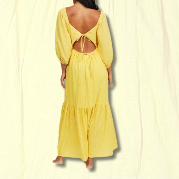 Billabong Golden Glow Long Sleeve Dress - Picture 2 of 5
